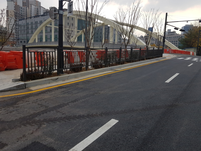 안양 보행자 난간 설치